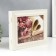Key "Flowers on the book" Elephant bone 26.5x31.5x4.5 cm