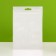 Pack Zip-Lock PP, White, with a continuous window, flat, euros, 11 x 16 cm