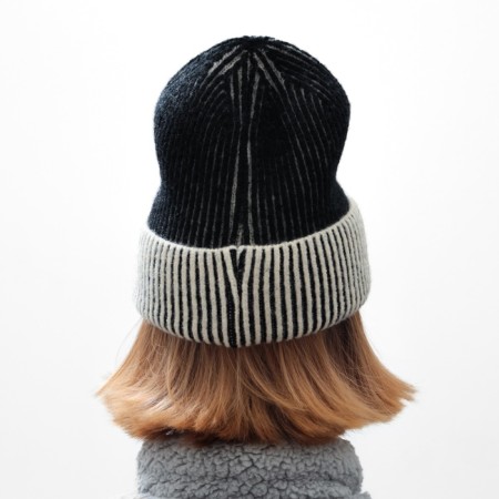 Women's hat minku, black color, rr 56-58-2