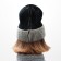 Women's hat minku, black color, rr 56-58