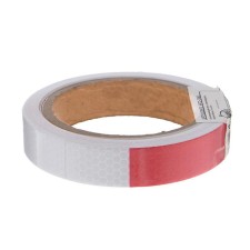 Reflective tape, self-adhesive, red-white, 2 cm x 8 m