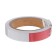 Reflective tape, self-adhesive, red-white, 2 cm x 8 m