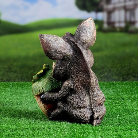 Garden figure "Boar with acorns" 28 cm-2