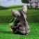 Garden figure "Boar with acorns" 28 cm