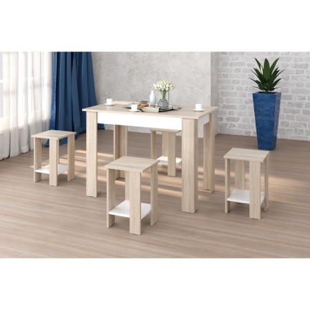 Dining Light Eco, 1000x600x750, Dub Sonoma/White gloss-5