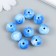 Plastic beads "Divorces. Blue" set 20 g d = 1.6 cm