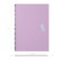 A4 notebook 80 sheets, a cage on the spirals, Erichkrause, "Brave Cats" Plastic cover violet