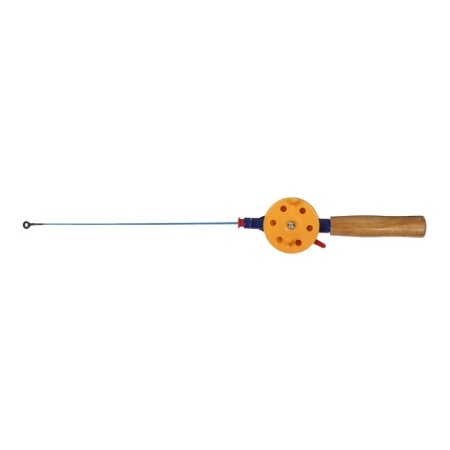 Winter fishing rod, handle wood, hfb-3m