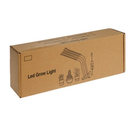 LED phytoslight, 36 W, 250 mm, IP66, 5 V, USB, full spectator, clothespin, timer-6