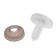 Rifle eyes with plugs (set 4 pcs), blue color, size 1 pc. - 1.3 × 1 cm