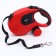 Diil roulette, 8 m, up to 50 kg, tape, rubberized pen, red with black
