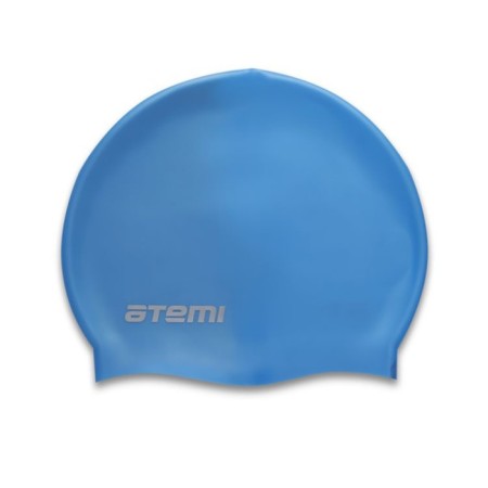 ATEMI SC103 swimming cap, silicone, blue color-5