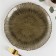 Glass Play of Featherbird, d = 26.5 cm, gray color