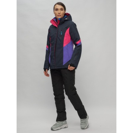 Ski suit, size 42, dark blue color-1