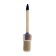 Round tundra, natural bristles, wooden handle, No. 12, 45 mm