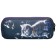 Penal soft, 2 compartments, volumetric, 90 x 220 x 40 mm, Stavia "soap bubbles" black 86229