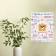 Carting clock, interior "Family Rules", smooth move, 30 x 40 cm