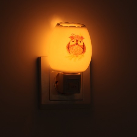 Lamp "Aunt Owl" 1x7W E11 White 6x7x11cm-6