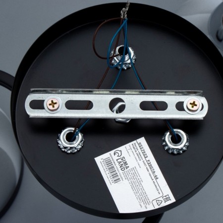 ARISA chandelier 3he27 40W Black 48x48x22 cm Bayerlux-7