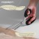 Cliped scissors, mowed blade, 9 ", 23 cm, color mix