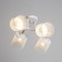 Rinas chandelier 4he27 40w is white 48x42x32 cm