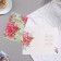 Postcard "Congratulations!" Glitter, Congrev, flowers, green background, 19x29 cm