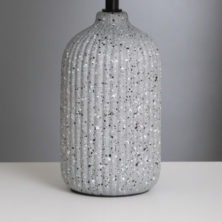 Table lamp "Beatrice" 1x40W E14 dark gray 22x22x36cm-3