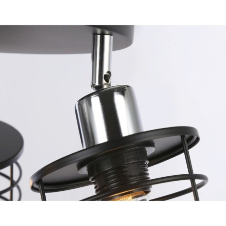 Ambrella Light, Traditional, TR8092, 3HE27, black color, black, chrome-4
