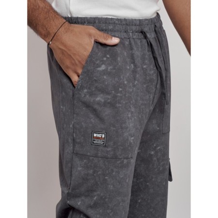 Sports male trousers, size 54, gray color-13