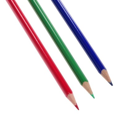 Pencils 24 colors Faber-Castell Eco three-sided with a grinder, cardboard box-2
