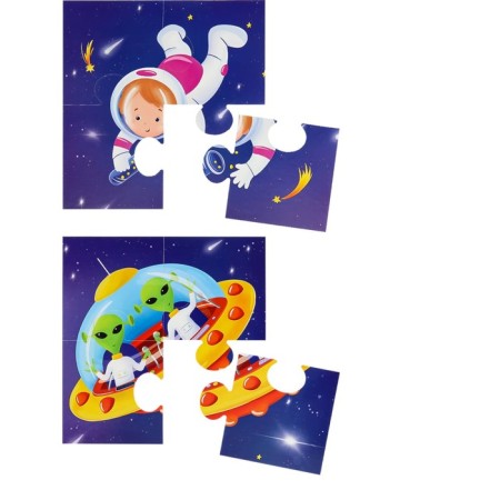 Bilateral puzzle 6+1 "Cosmos", 24 elements-4