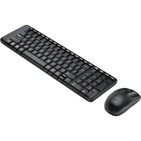 Keyboard + Logitech mk220 mouse: black mouse: black USB wireless (920-003161)-2