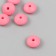 Busina silicone "flattened" children's pink d = 1.2 cm