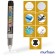 Cretaceous Munhwa "Black Board Marker", 3.0 mm, bullet, water base, white