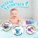 A set of swimming toys with a bath "Building Beast", 12 items, mix