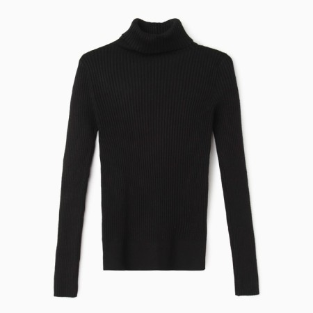 Female turtleneck, black color, size 44-48
