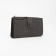 Women's wallet on the button, black color