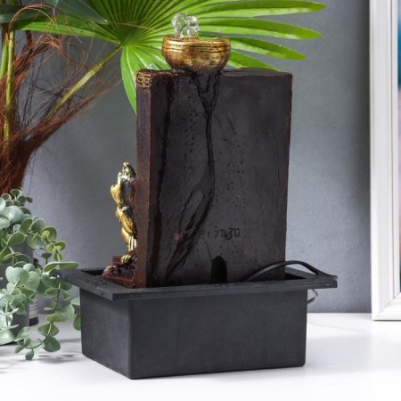 The desktop fountain from the Golden Ganesh network at the waterfall, Greek pattern "35x20x25 cm-3