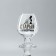 Cognac glass "NOT ONE", VDU, 265 ml.