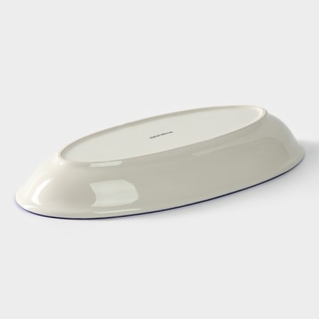 Oval shade "Lemon", 28 × 14.5 cm, white color-2