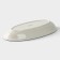 Oval shade "Lemon", 28 × 14.5 cm, white color