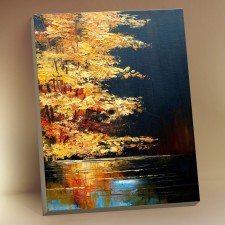 Picture on numbers with a whip 40 × 50 cm 