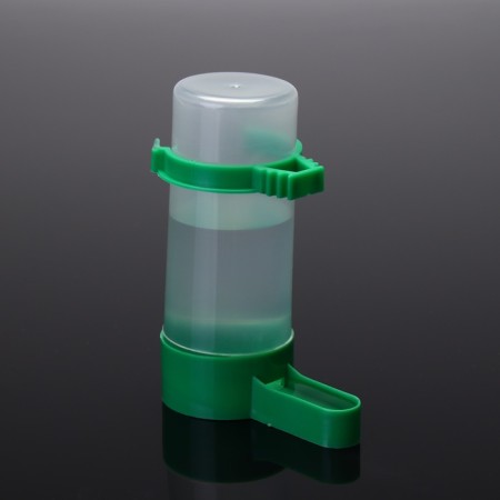 Drinker/bird feeder 10.5 x 3.5 cm, 90 ml, green-6