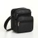 Male bag, 18*9.5*15.5 cm, lightning department, 3 n/pocket, reg. Rev., black