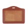 Badge-carman horizontal, (100 x 70 mm), PVC, brown