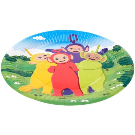 Paper plate "Happy Birthday!", 18 cm, telepusics-2