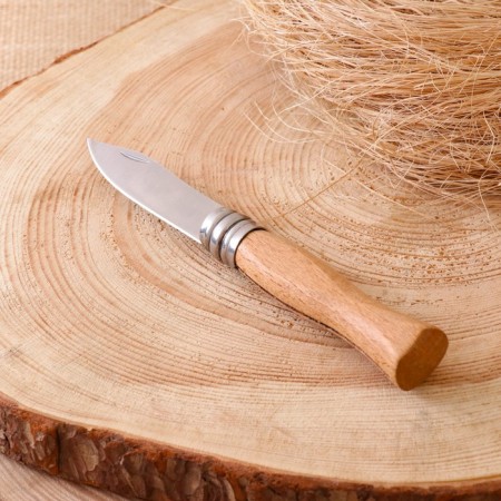 Folding Mongoose knife 16cm, blade 70mm/1.5mm, handle of wood