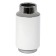 Decorative vase "Contrast", 10 × 10 × 20 cm, white color with silver