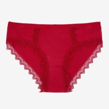 Cowards of women's slips collorista, burgundy color, size 42-44