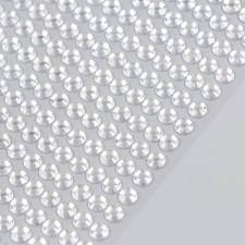 Semi -busines self -adhesive d 6 mm, silver
